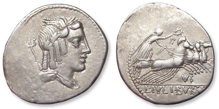 Romeinse Republiek. L. Julius Bursio, 85 v.Chr.. Denarius, Postzegels en Munten, Munten | Europa | Niet-Euromunten