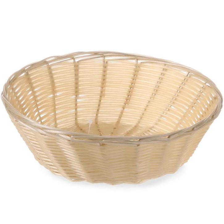 Broodmand | Kunststof | Beige | Ø200x65(h)mm HENDI, Zakelijke goederen, Horeca | Keukenapparatuur, Nieuw in verpakking, Verzenden