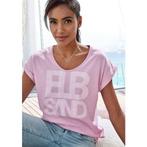 Elbsand T-shirt Eldis met logoprint, korte mouwen shirt, Verzenden, Nieuw