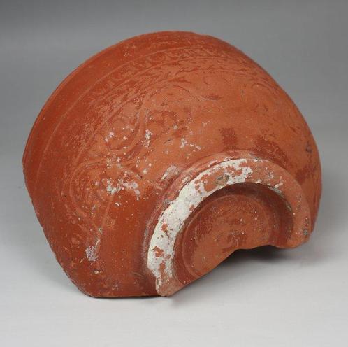 Oud-Romeins Aardewerk Vaasfragment met versiering (Zonder, Verzamelen, Mineralen en Fossielen