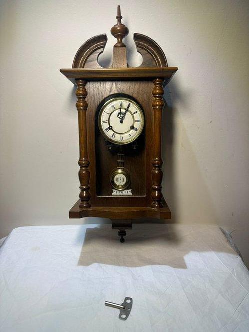 Regulateur wandklok - Hout, Messing - 1920-1930, Antiek en Kunst, Antiek | Klokken