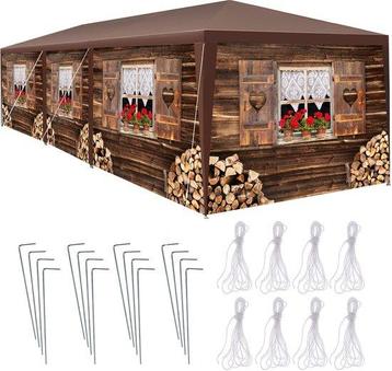 2dekans | tectake® Partytent Almchalet - Paviljoen in beschikbaar voor biedingen