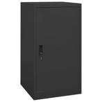 vidaXL Zadelkast 53x53x105 cm staal antracietkleurig, Dieren en Toebehoren, Paarden en Pony's | Overige Paardenspullen, Verzenden