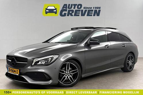 Mercedes-Benz CLA-Klasse 180 AMG Pano Cam LED Clima Cruise., Auto's, Mercedes-Benz, Te koop, Automaat, Stationwagon, Benzine, Zilver of Grijs