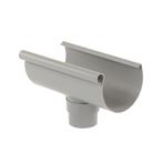 Pvc dakgoot s-lon  gootuitloop lijm grijs-150 x 80 mm, Doe-het-zelf en Verbouw, Verzenden, Nieuw