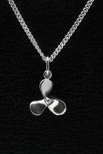Zilveren Scheepsschroef ketting hanger, Verzenden, Nieuw
