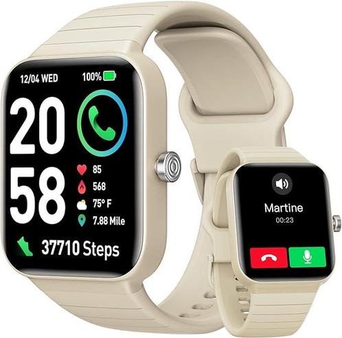 Smartwatch voor dames en heren, met telefoonfunctie, Alexa, Diversen, Overige Diversen, Nieuw, Verzenden