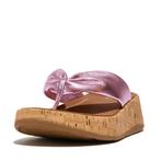 -29% FitFlop  FitFlop F-mode leather-twist flatform toe-thon, Verzenden, Nieuw, Slippers