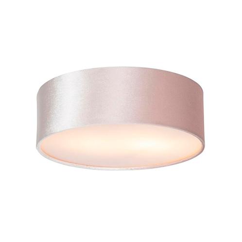 Moderne plafondlamp roze 30 cm met gouden binnenkant - Drum, Huis en Inrichting, Lampen | Plafondlampen, Nieuw, Overige materialen