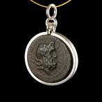 Oud-Grieks Coin pendant, oud-Griekse munt Zeus en de