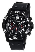 TW Steel CA1 Carbon chronograaf horloge 44 mm, Overige merken, Kunststof, Verzenden, Polshorloge