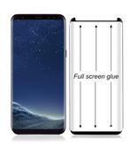 Galaxy S8 Full Glue Case Friendly 3D Tempered Glass Protecto, Ophalen of Verzenden, Nieuw