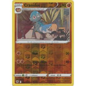Cranidos 076/189 Reverse Holo Astral Radiance, Hobby en Vrije tijd, Verzamelkaartspellen | Pokémon, Losse kaart, Nieuw, Foil, Ophalen of Verzenden