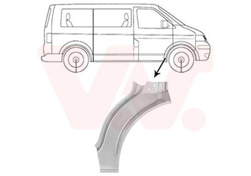 SPATBORD VOOR VW TRANSPORTER T5 2003-2009, Auto diversen, Auto-accessoires, Nieuw, Ophalen of Verzenden