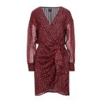 Pinko • korte rode jurk met luipaard motief • 36 (IT42), Kleding | Dames, Jurken, Nieuw, Pinko, Maat 36 (S), Verzenden