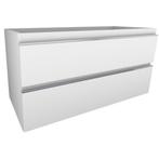 Xellanz Tigris Onderkast Met 2 Laden - 100x46cm - Glans Wit, Huis en Inrichting, Badkamer | Badkamermeubels, Ophalen of Verzenden