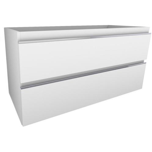 Xellanz Tigris Onderkast Met 2 Laden - 100x46cm - Glans Wit, Huis en Inrichting, Badkamer | Badkamermeubels, Nieuw, Ophalen of Verzenden
