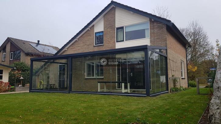 Aluminium veranda 906x400cm Bergambacht, Tuin en Terras, Overkappingen, Ophalen of Verzenden