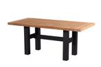 Hartman Yasmani tuintafel zwart met teak blad 180 x 95 cm, Ophalen of Verzenden, Nieuw