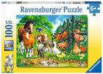 Dierenbijeenkomst Puzzel (100 XXL stukjes) | Ravensburger -, Nieuw, Verzenden
