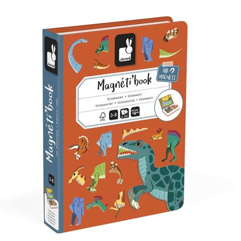 Janod Magnetibook - Dinosaurus, Kinderen en Baby's, Speelgoed | Overig