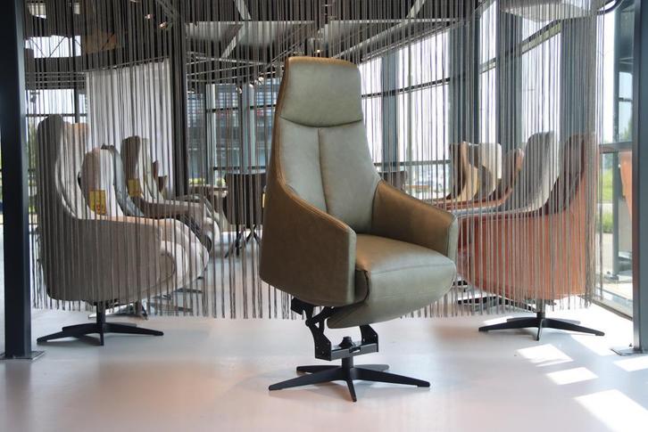 Gealux Twinz TW-110 sta op stoel draai/relaxfauteuil leer, Huis en Inrichting, Fauteuils, Nieuw, Leer, Ophalen of Verzenden