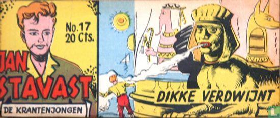 Jan Stavast [Virgola] - Dikke verdwijnt - 1954, Boeken, Stripboeken, Zo goed als nieuw, Eén stripboek, Verzenden