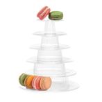 Macaron standaard plastic 6 delig, Verzenden, Nieuw