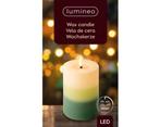 Actie lumineo led kaars wax steady kan binnen, met timer,, Ophalen of Verzenden, Nieuw