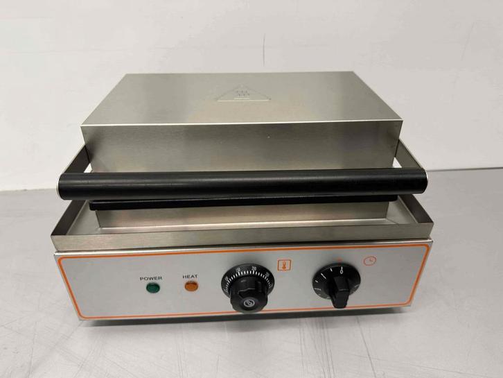 RVS Wafelijzer Luikse wafels 230V Horeca, Zakelijke goederen, Horeca | Keukenapparatuur, Nieuw in verpakking, Ophalen of Verzenden
