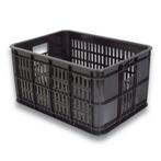 Basil Kunststof Fietskrat Smal Zwart, Fietsen en Brommers, Fietsaccessoires | Fietsmanden, Verzenden, Nieuw