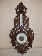 Thermometer - Hout - Barometer. Zwarte Woud, Antiek en Kunst, Antiek | Overige Antiek