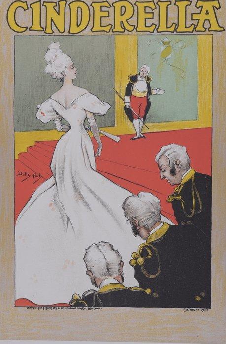 Dudley Hardy (1867-1922) - Cinderella, Antiek en Kunst, Kunst | Tekeningen en Foto's