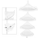 Hoppa! BCB001A doucherek - Wit - Metaal van €29 voor €13, Huis en Inrichting, Minder dan 50 cm, 200 cm of meer, Overige typen