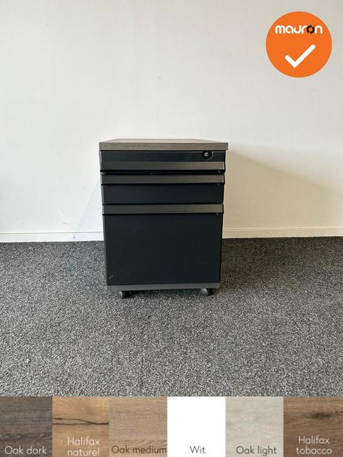 Ladeblok - 57x42x76cm - Antraciet - 3 lades - kunststof fron, Zakelijke goederen, Kantoor en Winkelinrichting | Kantoormeubilair en Inrichting