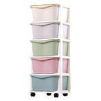 Kinderkast op wielen - Kunststof | Retourdeal! | Speelgoe..., Kinderen en Baby's, Kinderkamer | Commodes en Kasten, Nieuw, Ophalen of Verzenden