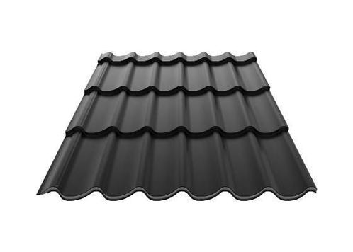 Dakpanplaten mat zwart, Doe-het-zelf en Verbouw, Dakpannen en Dakbedekking, Zwart, 15 m² of meer, Nieuw, Metaal, Dakplaat of Dakpanplaat