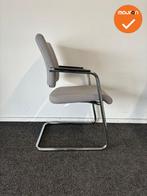 Rohde & Grahl - Vergaderstoel - grijze stoffering, Vergader- of Presentatieruimte, Ophalen of Verzenden, Gebruikt, Stoel
