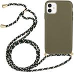 iPhone 13 Mini Crossbody TPU Hoesje met Koord Groen, Ophalen of Verzenden, Nieuw