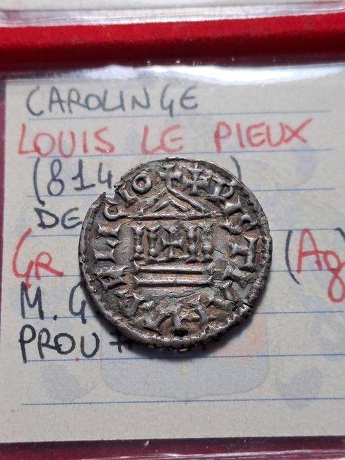 Frankrijk. Louis I le Pieux (814-840). Denier, Postzegels en Munten, Munten | Europa | Euromunten