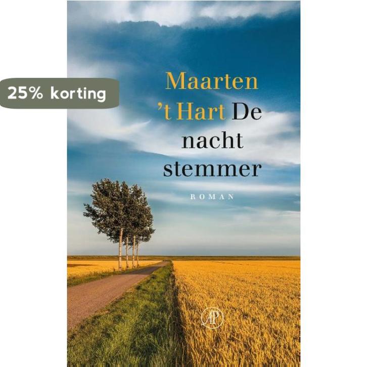 De nachtstemmer 9789029540377 Maarten t Hart, Boeken, Romans, Zo goed als nieuw, Verzenden