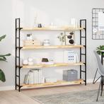 vidaXL Wandschappen 3 st zwevend 120x20x4 cm onbehandeld, Huis en Inrichting, Woonaccessoires | Wandplanken en Boekenplanken, Verzenden