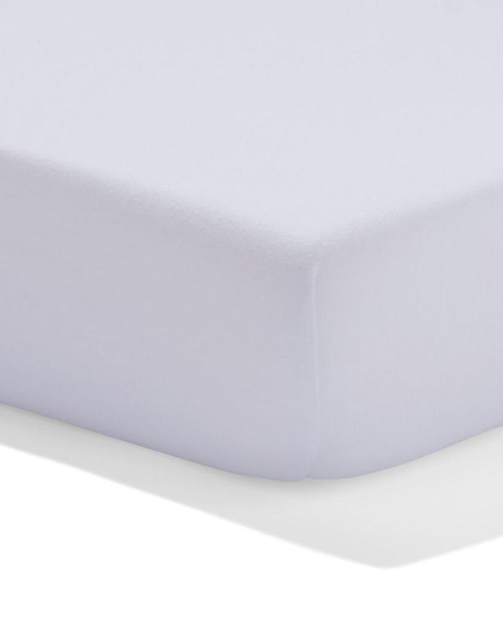 HEMA Topper hoeslaken 180x200cm jersey wit, Huis en Inrichting, Slaapkamer | Beddengoed, Nieuw, Verzenden