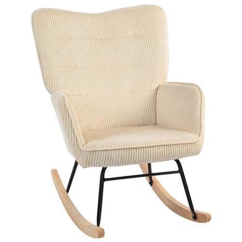 TRUUSK Schommelstoel, Schommelstoel Met Koordlook, Armleunin, Huis en Inrichting, Fauteuils, Nieuw, Verzenden