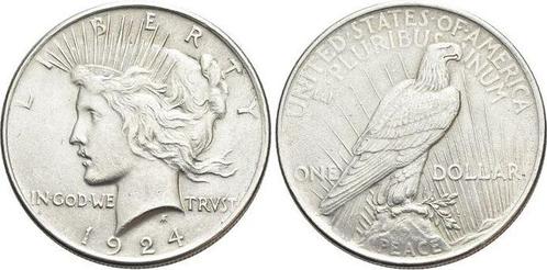 Dollar 1924 Vereinigte Staaten von Amerika, Postzegels en Munten, Munten | Amerika, Verzenden