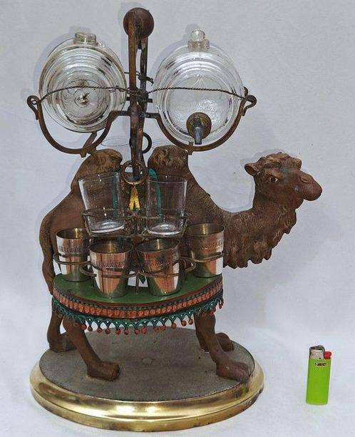 Drankservies - 116,8 grammes dargent 925 - Glas, Messing,, Antiek en Kunst, Antiek | Meubels | Stoelen en Banken