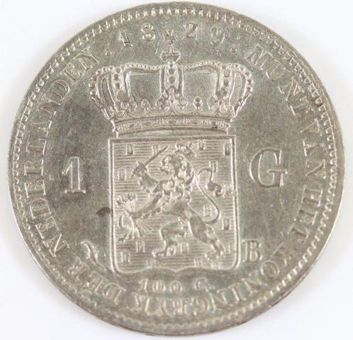 Nederland. Willem I. 1 Gulden 1829, Postzegels en Munten, Munten | Nederland