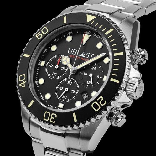 Ublast - Match Race Chronograph - UBMRC42BK - Heren - 2025, Sieraden, Tassen en Uiterlijk, Horloges | Heren