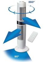 Clean Air Optima® CA-406W - Design Torenventilator, Nieuw, Ophalen of Verzenden, Ventilator met afstandsbediening, Torenventilator