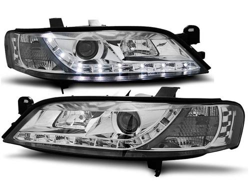Koplampen Opel Vectra B 96-98 Devil Eyes real DRL LED Chroom, Auto-onderdelen, Overige Auto-onderdelen, Ophalen of Verzenden
